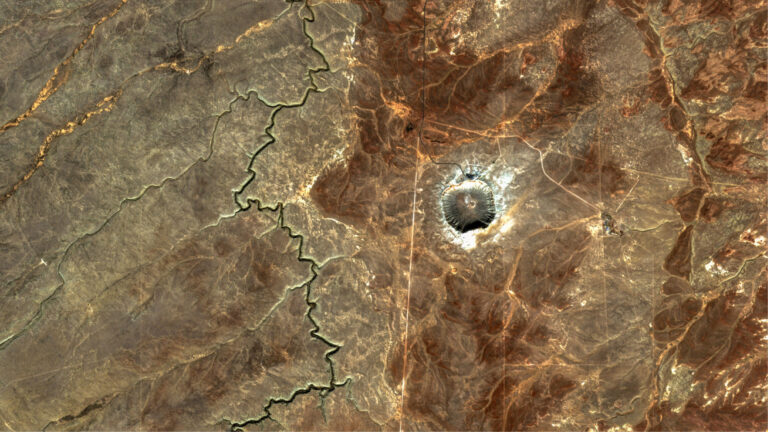 Barringerův kráter v Arizoně